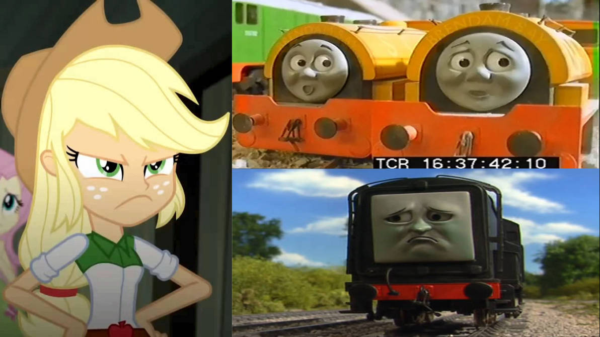 Applejack Scolding Diesel Bill And Ben By Zmcdonald09 On DeviantArt applejack-scolding-diesel-bill-and-ben-by-zmcdonald09-on-deviantart