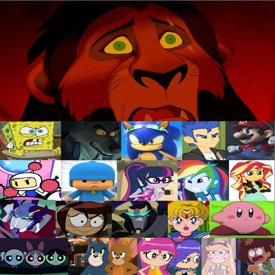 The Characters are angry at Scar by zmcdonald09 on DeviantArt