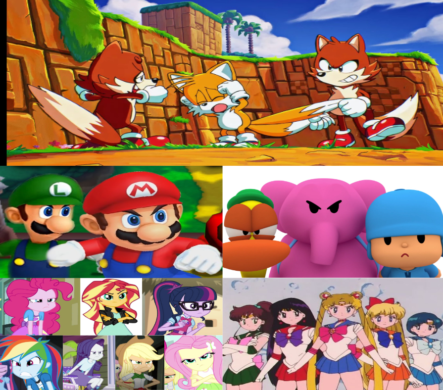Me, Tails and The Mario Bros Going Out For A Run by PurpleG64 on DeviantArt