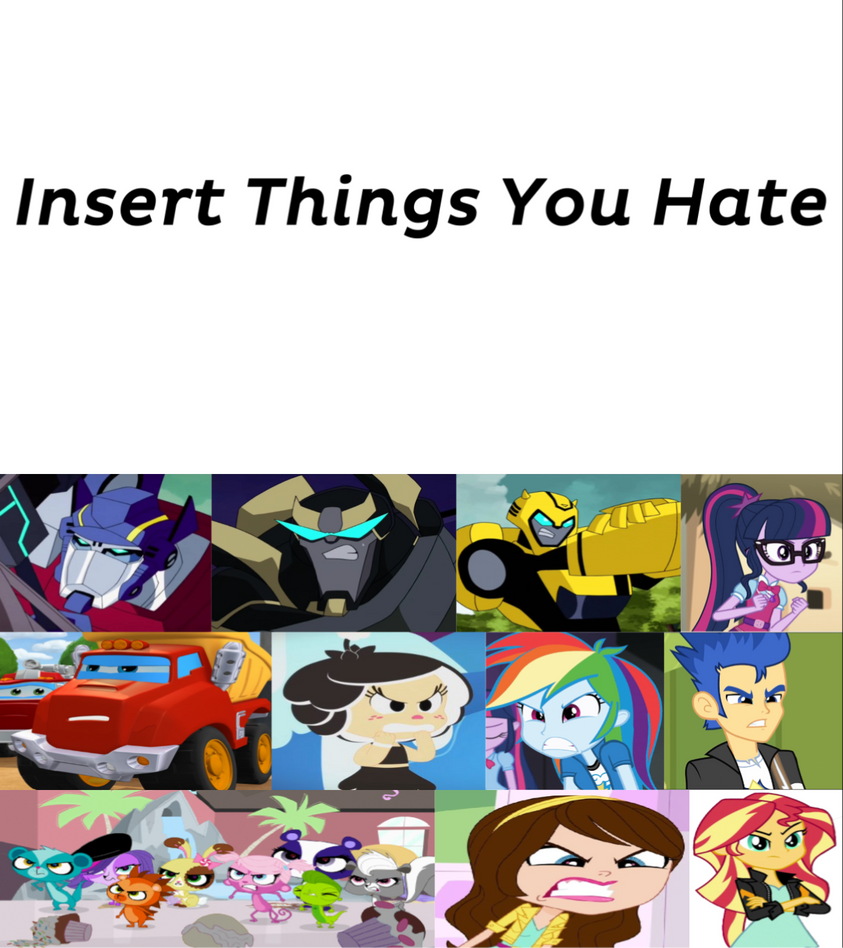 Hasbro Characters are angry at Who/What
