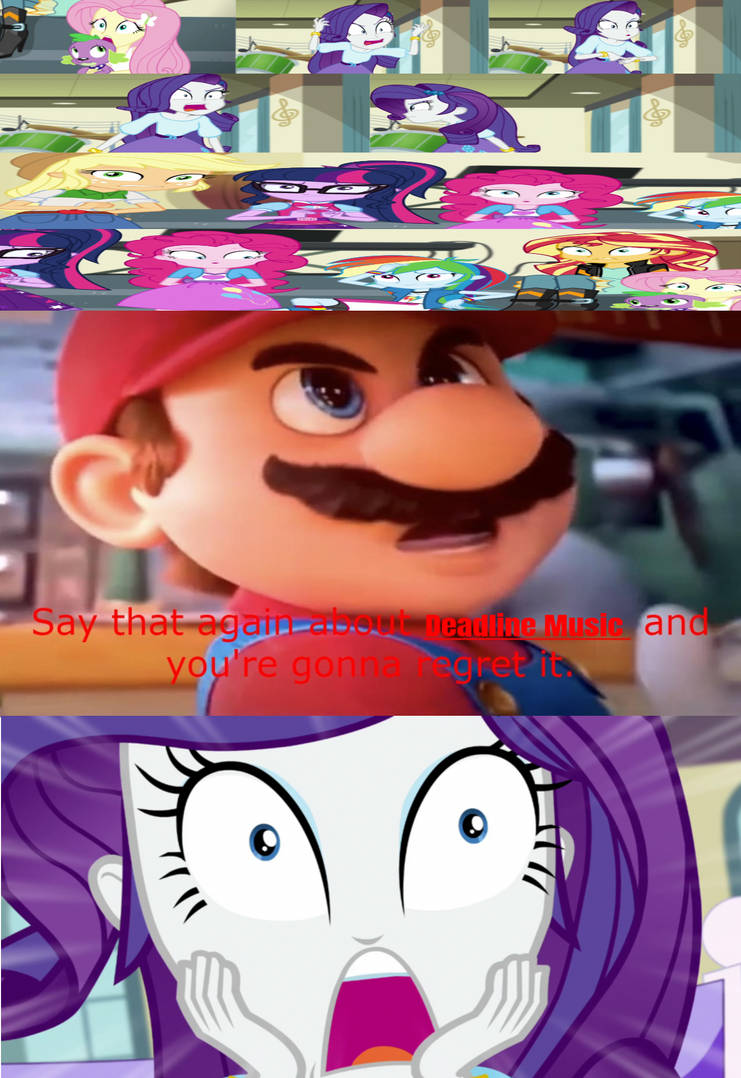 Mario Rarity Mario Stands up to Rarity by zmcdonald09 on DeviantArt