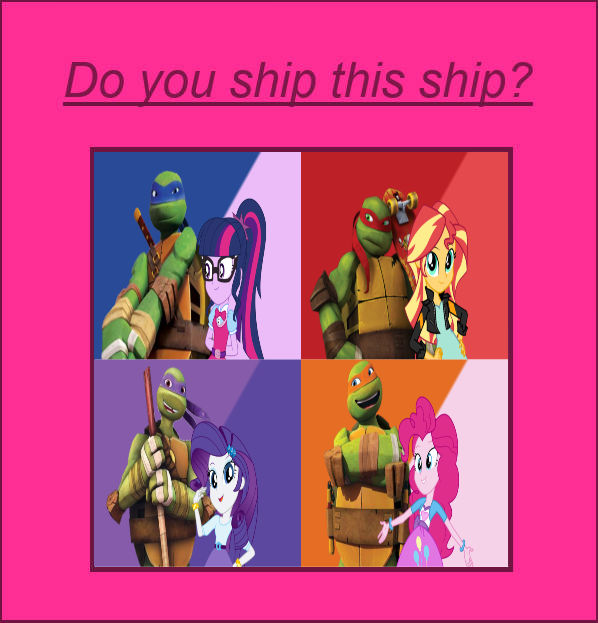 Do you ship TMNT/MLP EG? by zmcdonald09 on DeviantArt