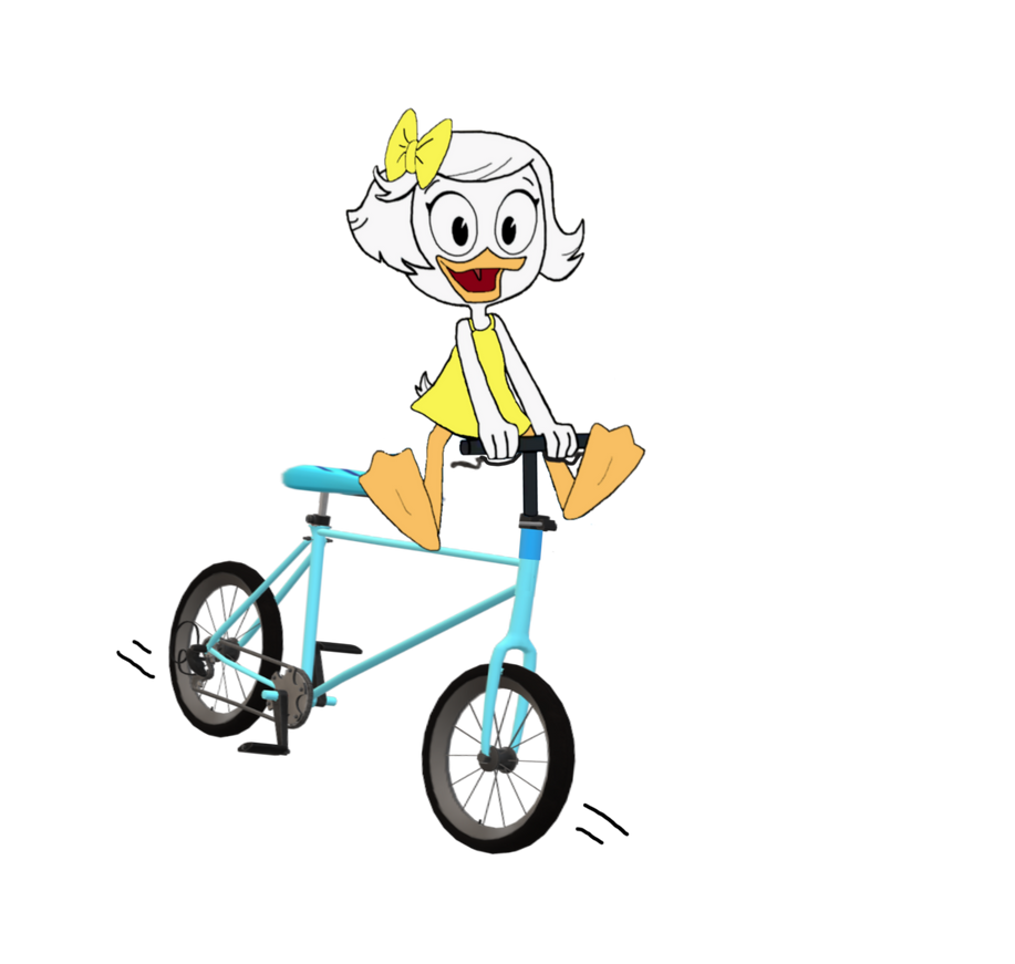 Ducktales 2017 Webby Riding Bicycle Transparent By Councillormoron On