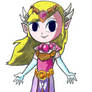 Princess Zelda (The Wind Waker) charming position