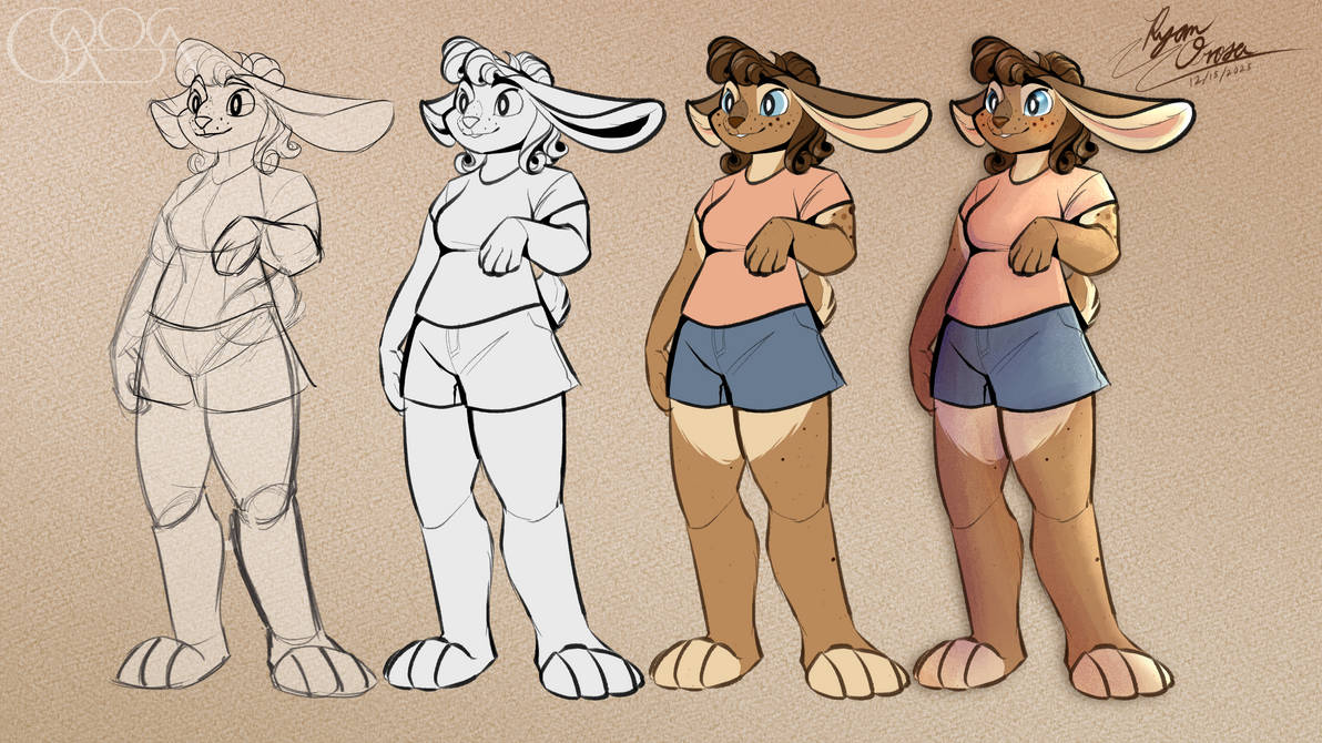 Blue Rabbit Fursona Made a bunny fursona for my GF :D by RyanOrosa on DeviantArt