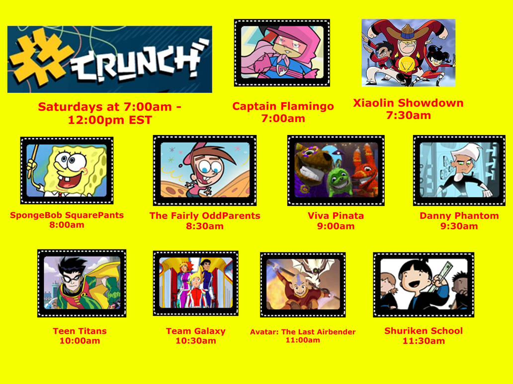 YTV s Crunch Schedule By Jackrocket23 On DeviantArt ytv-s-crunch-schedule-by-jackrocket23-on-deviantart