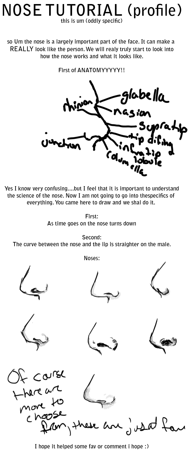 Nose in Profile Tutorial