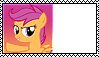 SCOOTALOO IS NOT A CHICKEN stamp by rainbowdashed344