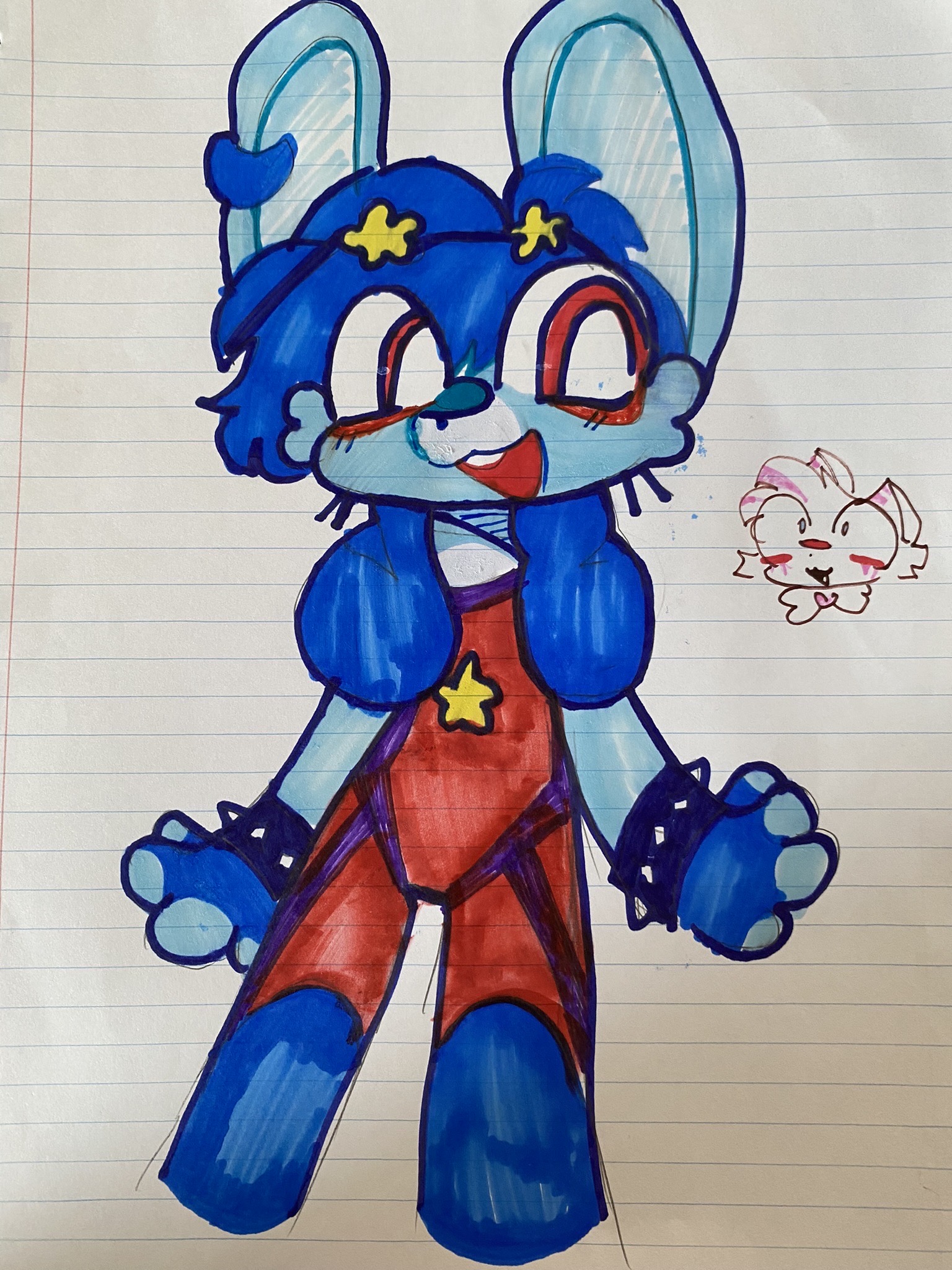 Glam rock Bonnie sketch by ghosty86 on DeviantArt