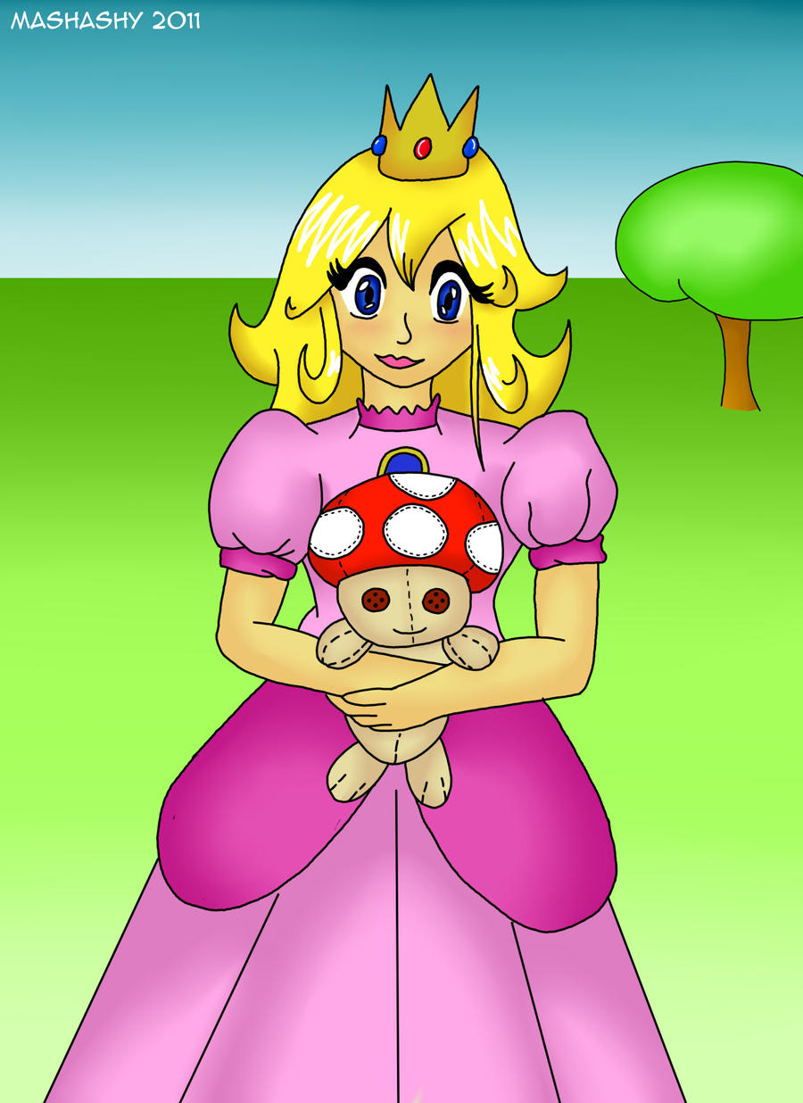 Princess Peach and Toad Doll