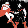 Scarlet Witch and Wonder Man