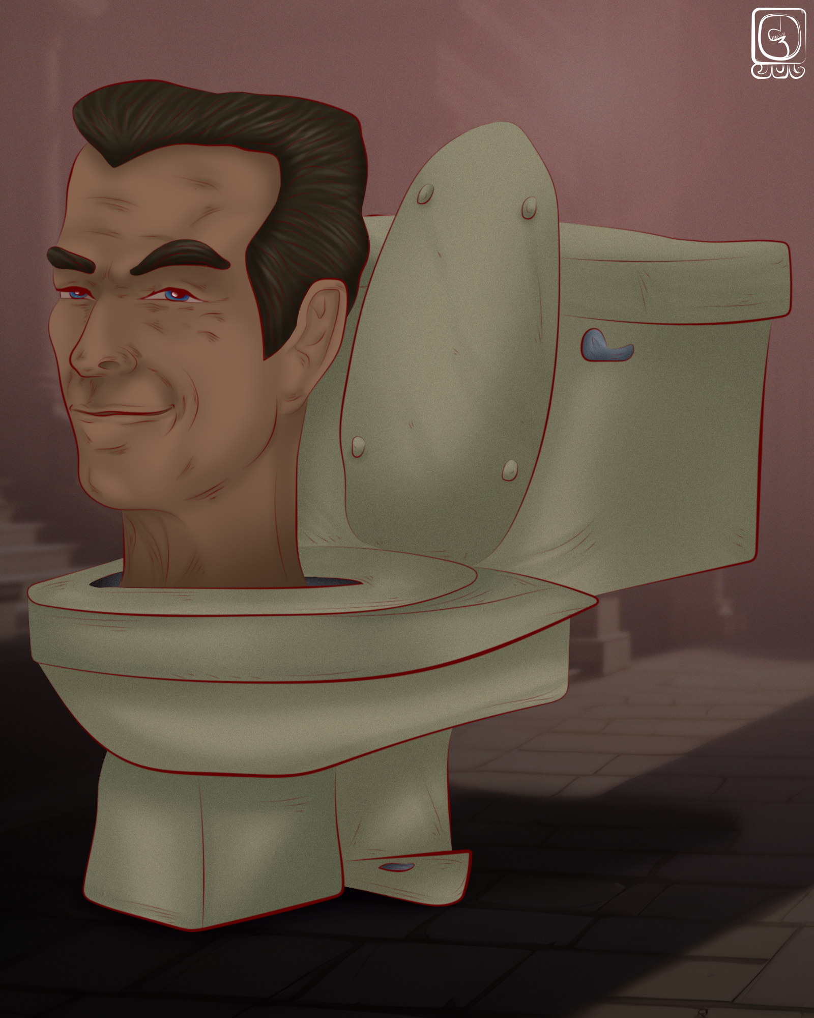 Skibidi Toilet G-MAN by Nonagesimal on DeviantArt