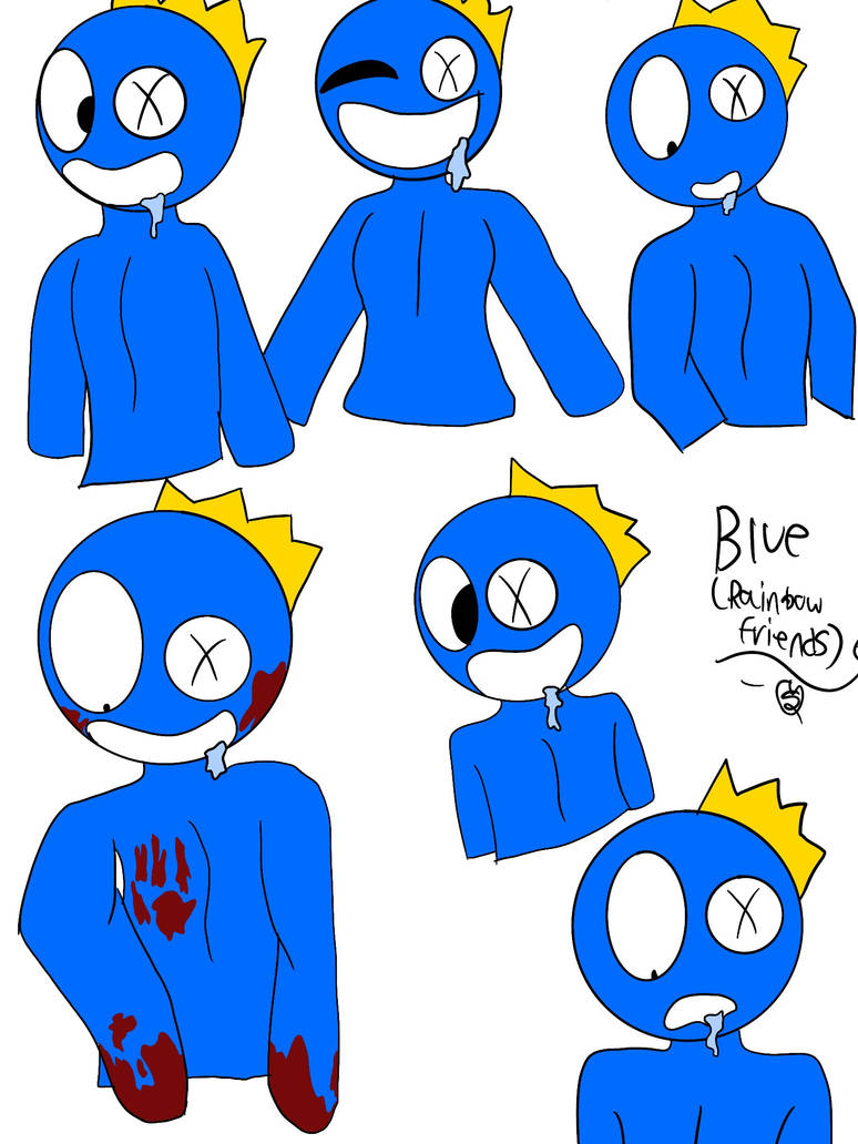 Blue Rainbow Friends and Cookie Monster Fanart by TvGlitched87 on DeviantArt