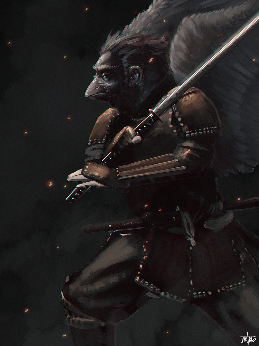 Human Tengu Tengu by jontorresart on DeviantArt