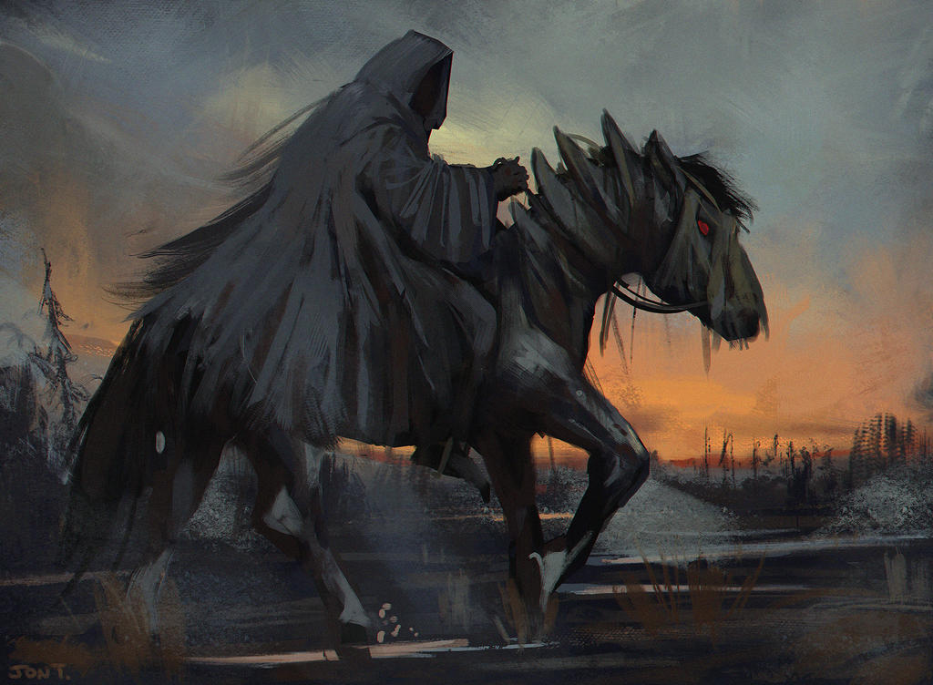 Black Riders Drawing Black Rider by jontorresart on DeviantArt
