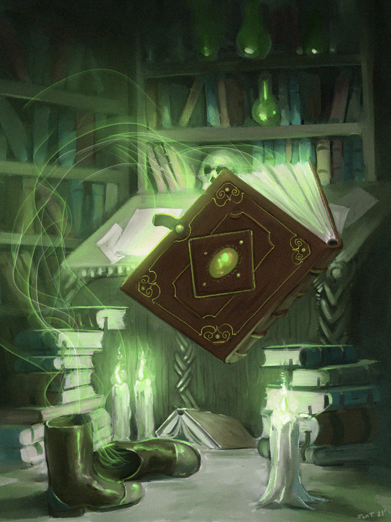 Magical Book by jontorresart on DeviantArt