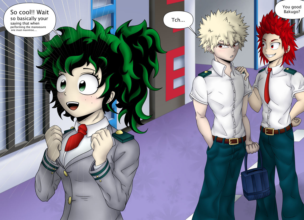 Fem!Deku AU Jealousy by OopsieCube on DeviantArt