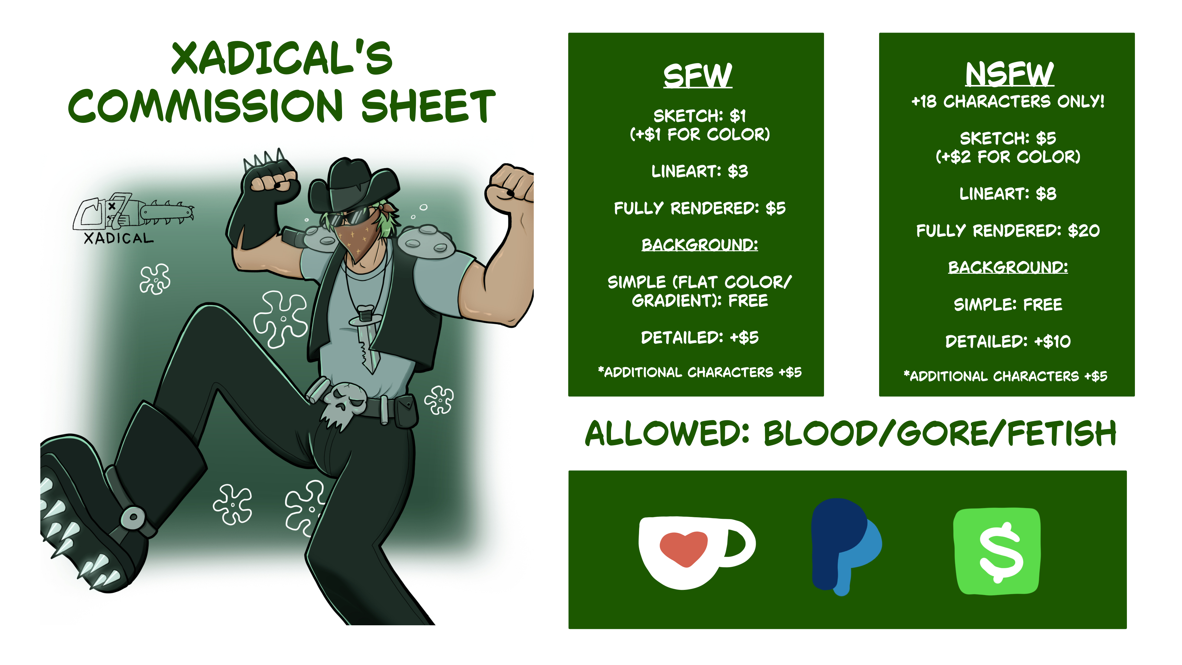 Agent Commission Deviantart Commission Sheet by Xadical on DeviantArt