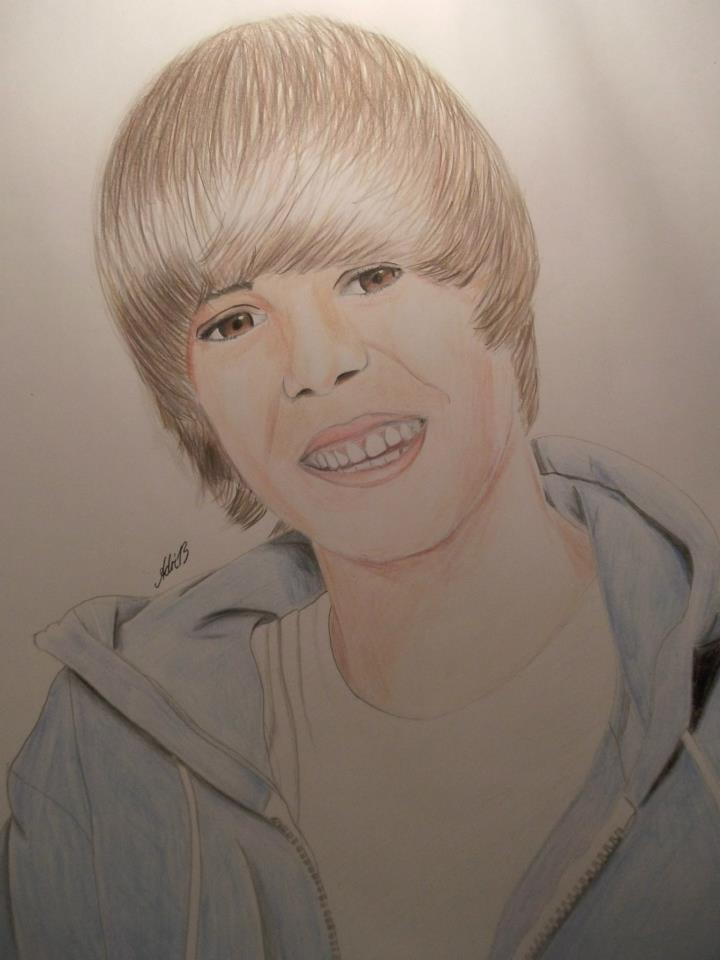 Justin Bieber Portrait by Adrian Schaude