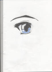 Manga style eye