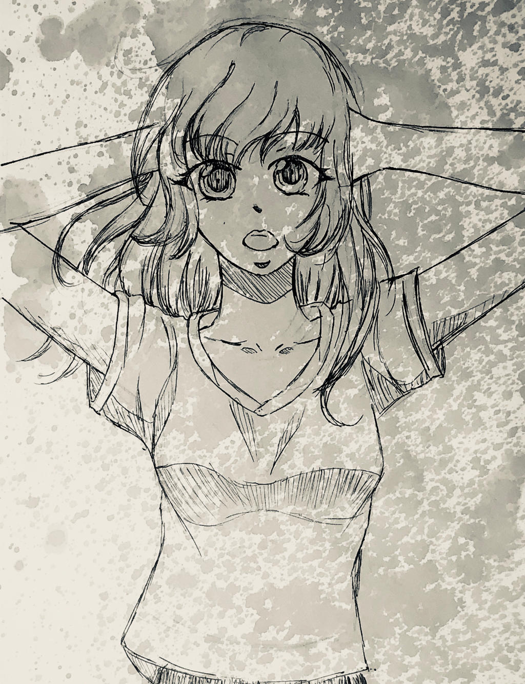 Stressed anime girl by HikariRosario on DeviantArt