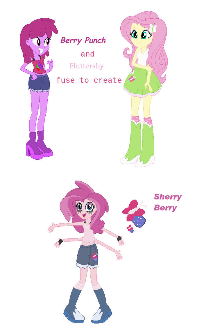 Berry Punch and Fluttershy Fusion by BerryPunchrules on DeviantArt