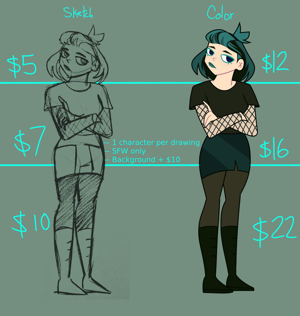 Commission Sheet by BerryPunchrules on DeviantArt
