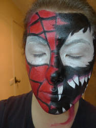 Spiderman vs Venom look