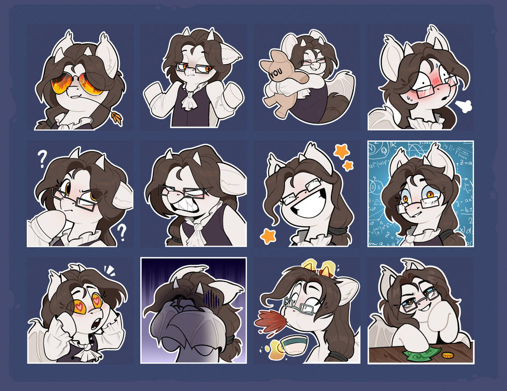 Sticky Sticker Deviantart Sticker pack Commission by RexySeven on DeviantArt