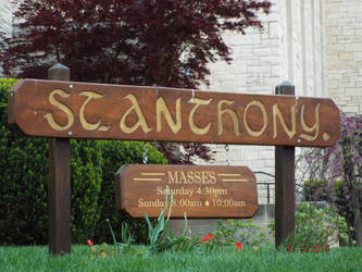 St.Anthony Church Sign