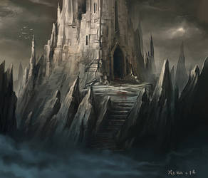 The Castle on the East Mountain Pinnacle !