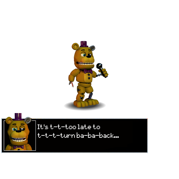 Mobile FNaF World - Fredbear, Please, No. by FreddleFrooby on DeviantArt