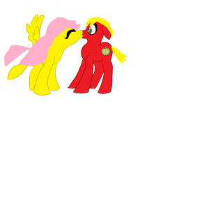 fluttershy  and big mac