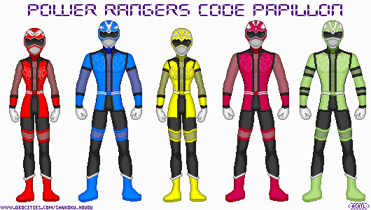 Power Rangers: Code Papillon by Ameyal on DeviantArt