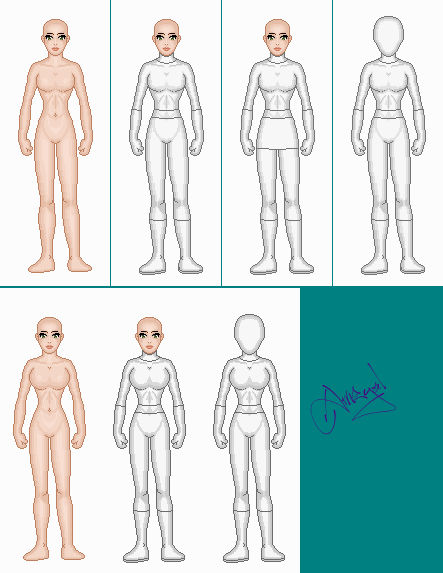 Deviantart Girl Base Bases- Alternate Girls by Ameyal on DeviantArt