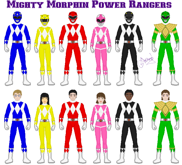 MMPR by Ameyal on DeviantArt