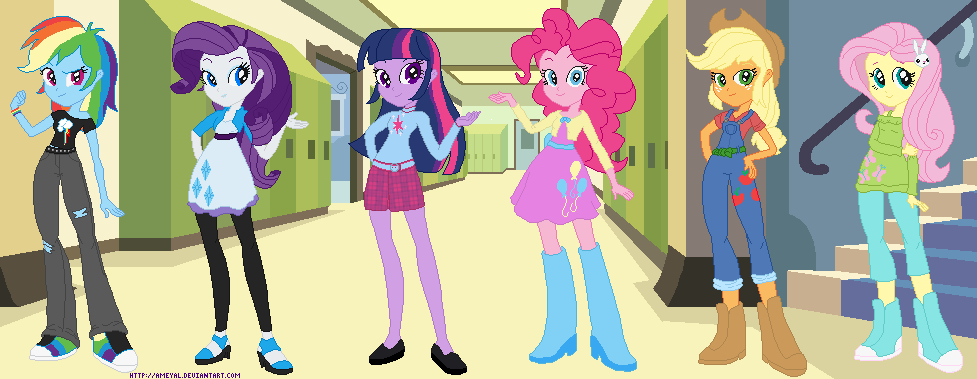 Equestria Girls - Mane Six