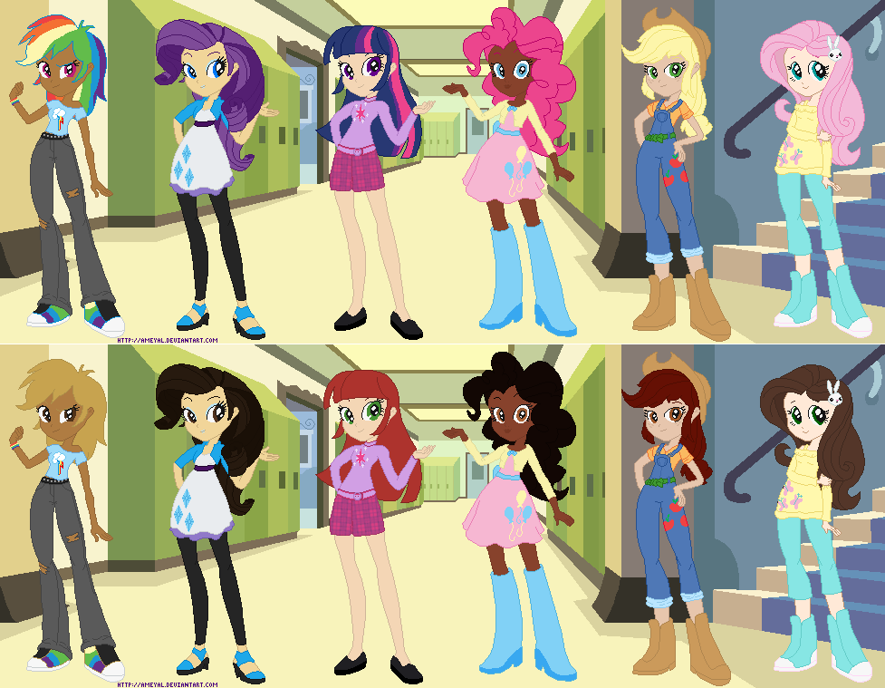 Equestria Girls ALT Mane Six