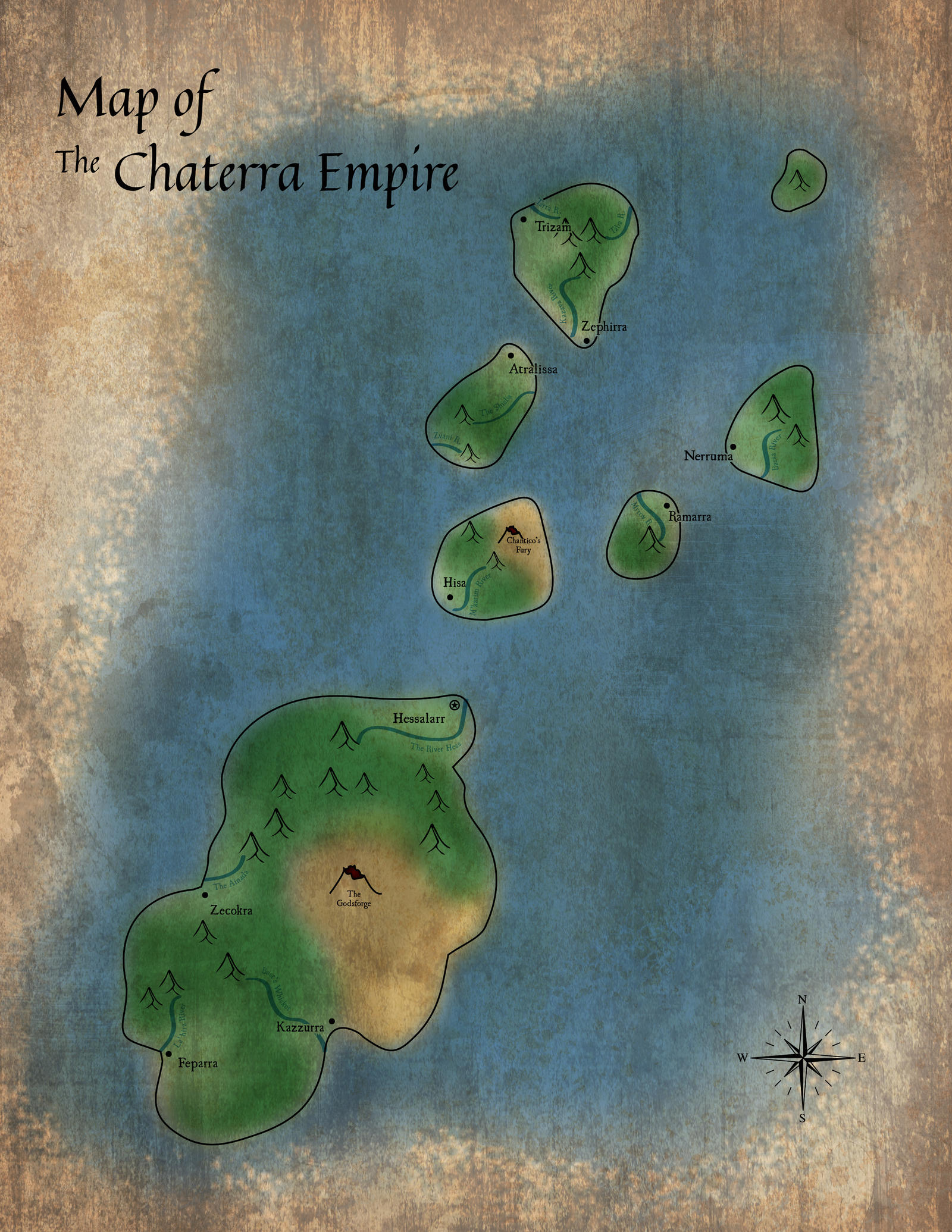 Map of the Chaterra Empire by mai1989 on DeviantArt