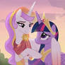 my favorite princess celestia and twilight sparkle