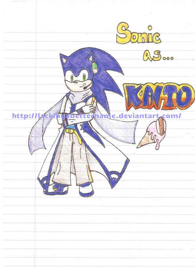 Sonic as... KAITO