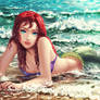 Ariel washed ashore