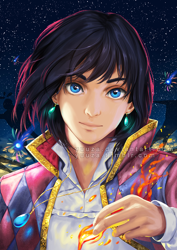 pic Fanart Howl's Moving Castle Howl Black Hair howl by yuuza on deviantart