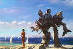 Beach mecha by agnidevi