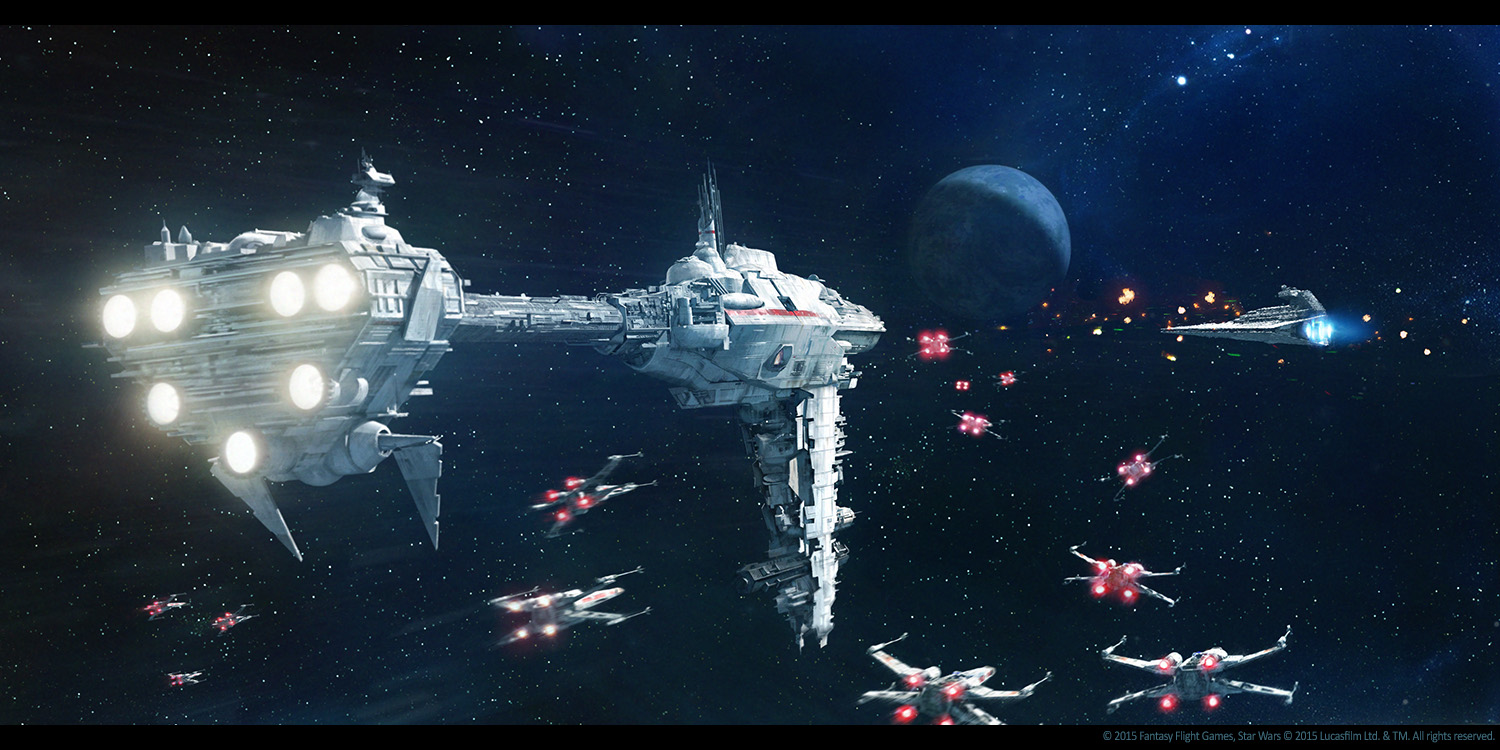 SW Armada: Nebulon-B Escort Frigate by agnidevi