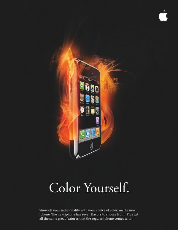 iPhone Advertisement 2 by Des-Designs on DeviantArt