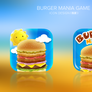 Burger making game icon design