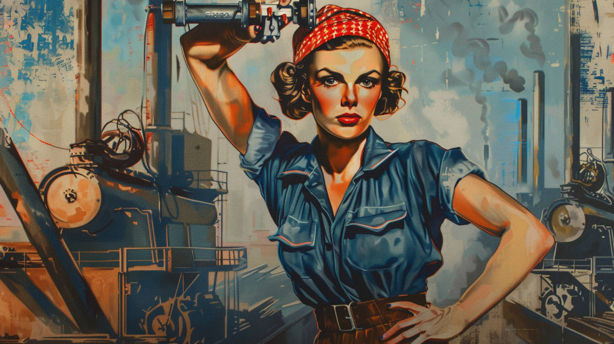 Robin The Riveter Rosie the Riveter by CatalinDigitalArtist on DeviantArt
