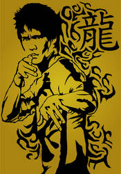 Bruce Lee Dragon Simbol (Game of Death Fan Art)