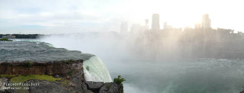 Niagra Falls Panorama by PinchOfPixelDust